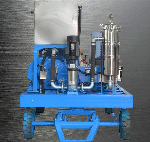 heat exchanger high pressure cleaner cleaning machine test pump